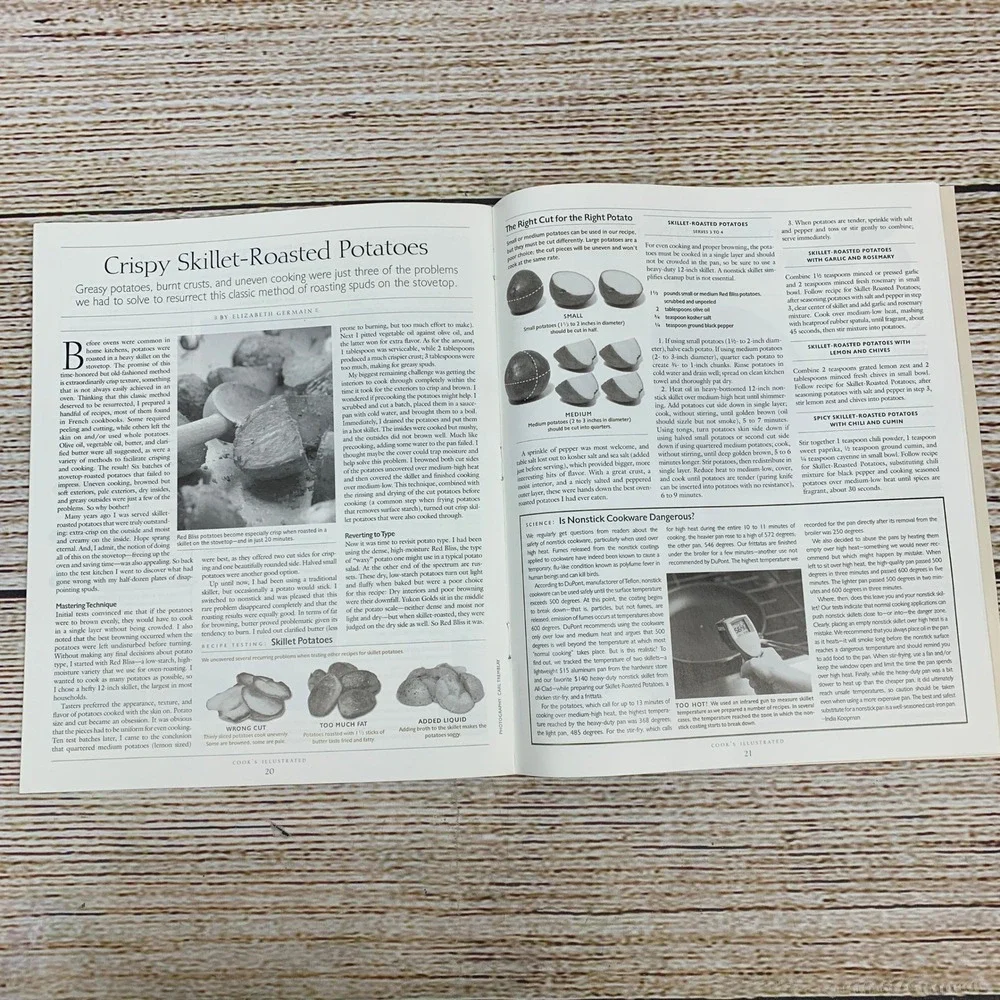 Cook's Illustrated Magazine Recipe Cookbook Food‎ and Drink